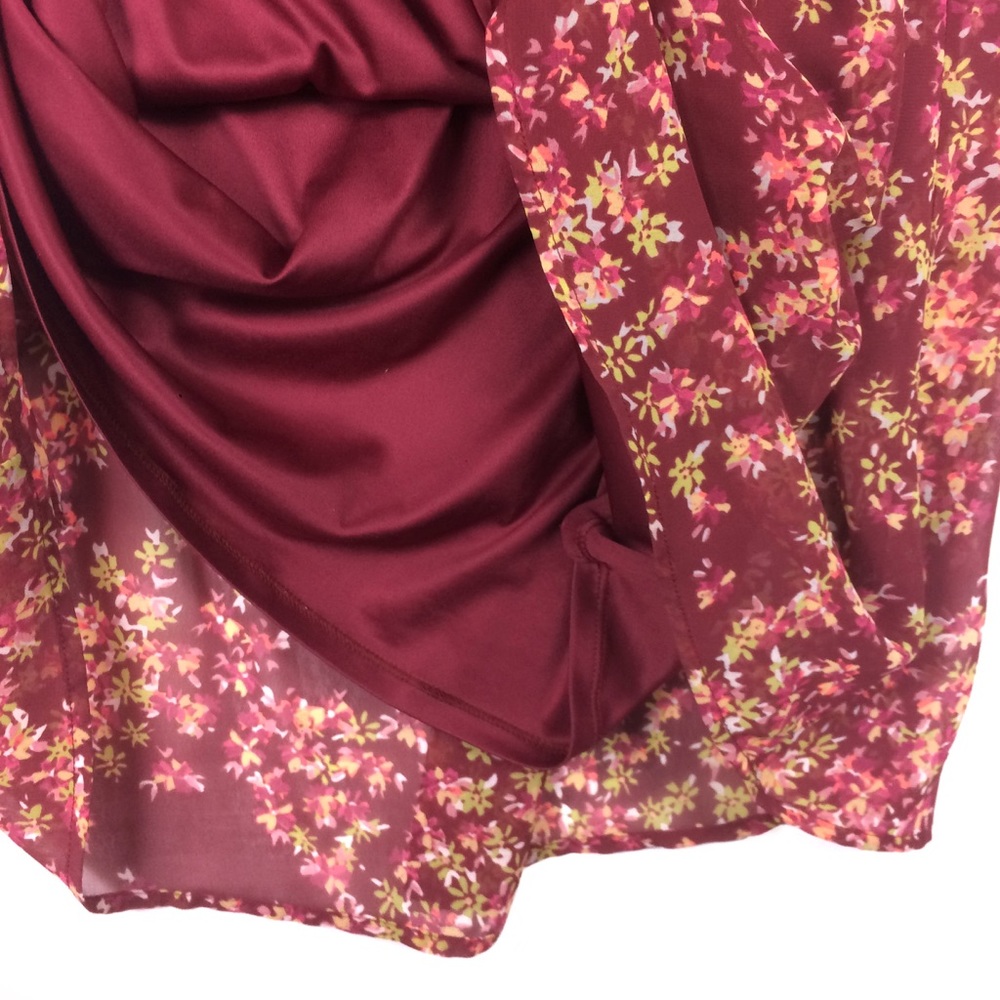 Red Floral Summer Dress from Express - Picture 6 of 7